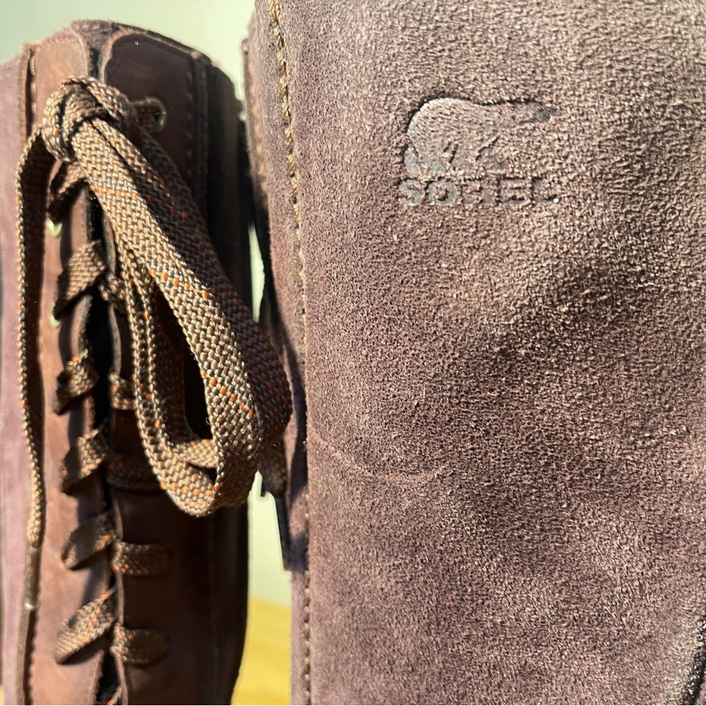 Sorel, the Joan Wedge II Tall Waterproof Leather Boots - Picture 12 of 15